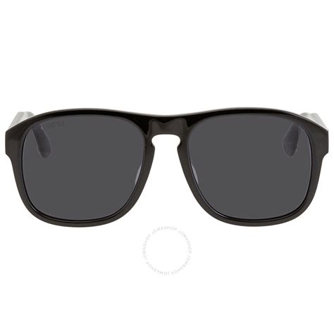 Gucci Grey Square Men's Sunglasses GG0583S 001 55